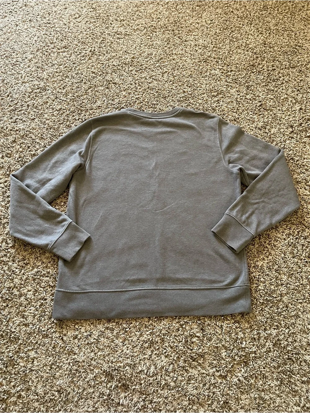 The North Face‎ Crewneck Sweatshirt Unisex Size Large L Gray Embroidered Logo